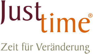 justtime - Zeit für Veränderung Logo